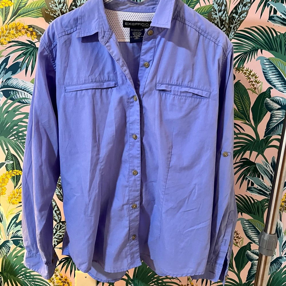 ExOfficio Travel Blouse Top- Women’s Size Medium